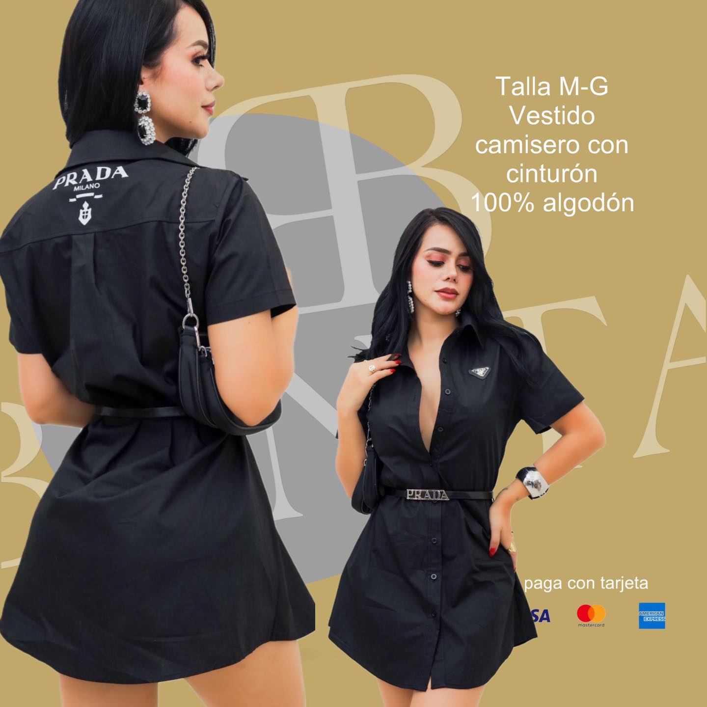 Vestido Camisero con Cinturón